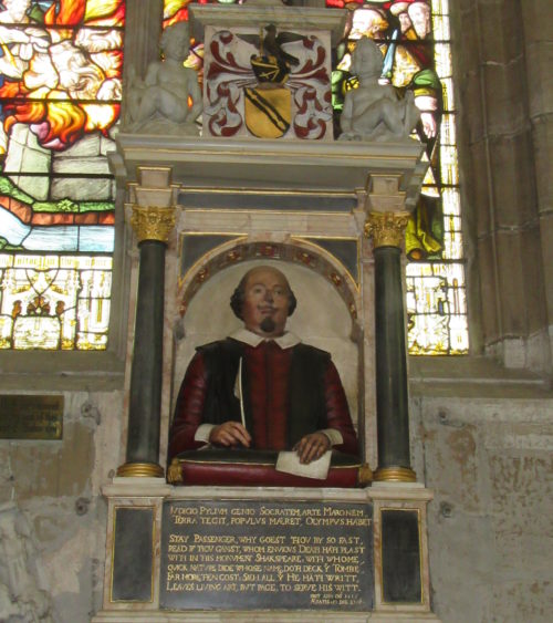 Shakespeare monument General view