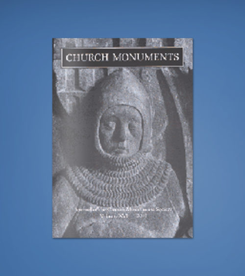 CHURCH MONUMENTS VOLUME XVI