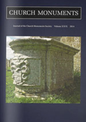 CHURCH MONUMENTS VOLUME XXIX small