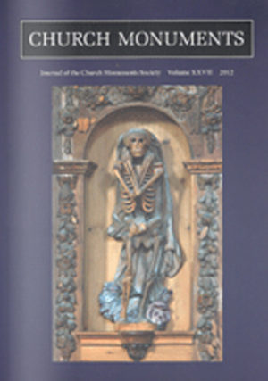 CHURCH MONUMENTS VOLUME XXVII small