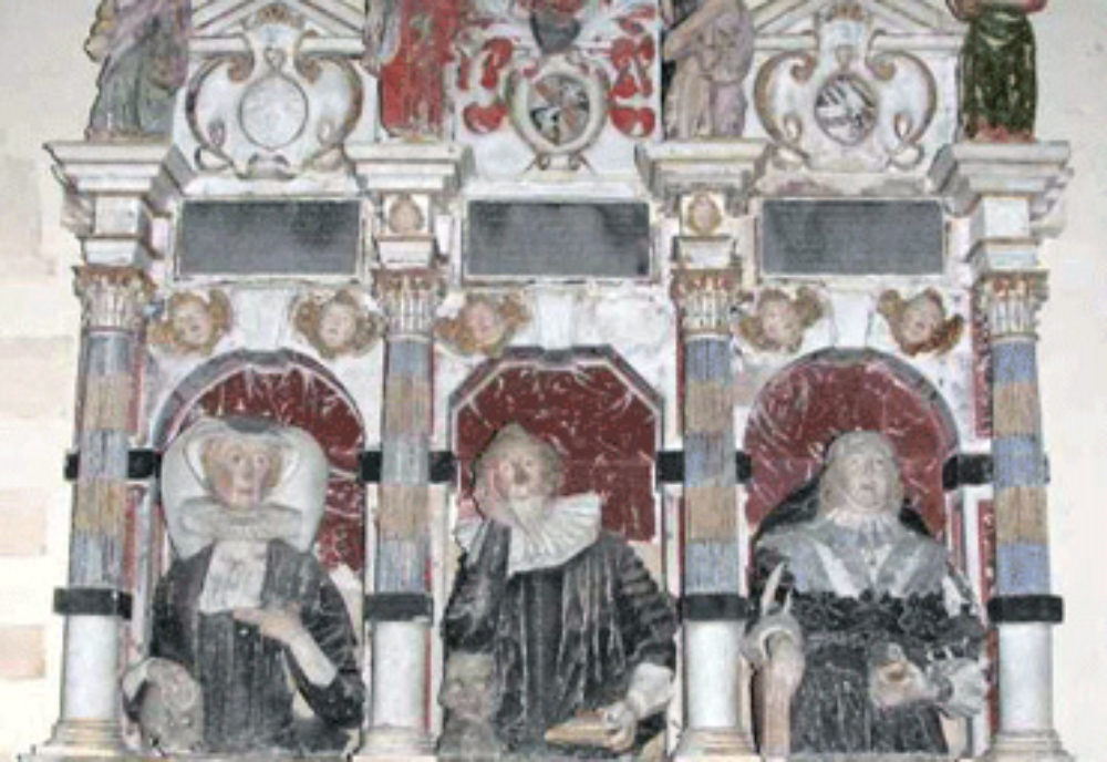 Doctor James Vaulx and his two wives Editha and Philip St Mary’s Church Meysey Hampton 01