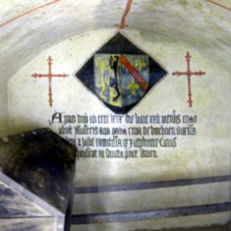 Photo 3 Burial vault with the coffin of Catherine of Bourbon under the choir floor of the Stevenskerk Nijmegen Netherlands