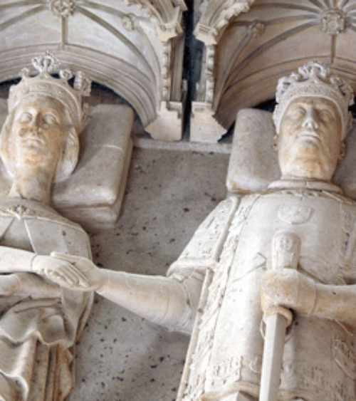 The joint tomb of João I of Portugal d 1433 and his queen Philippa of Lancaster d 1415 02