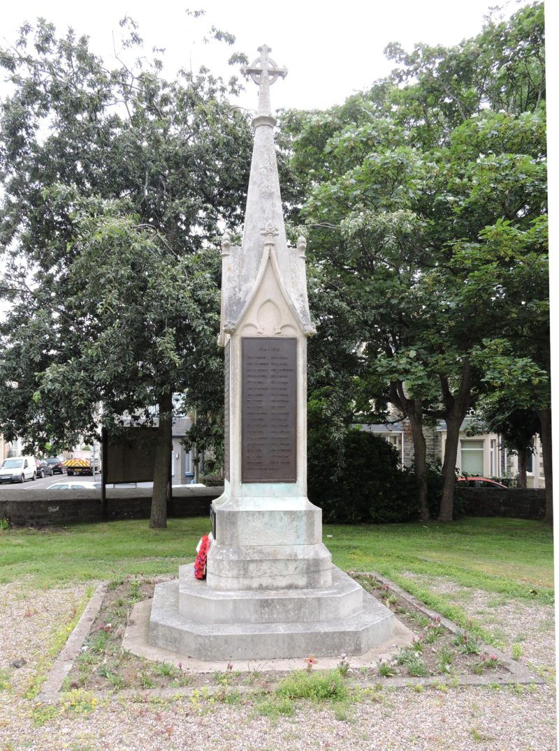 Figure 1 Porthcawl war memorial south face