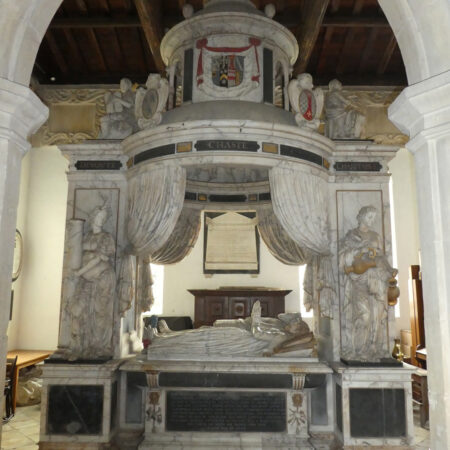 Fig4Apethorpe Monument to SirAnthony †1617 and Lady †1620 Mildmay
